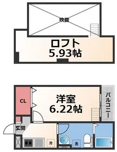 プランドール衣摺【2階】の間取り