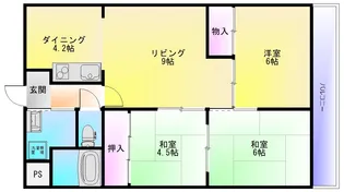 ルアージュ中谷【2階】の間取り