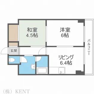 ロジェ・ピュヰソン【3階】の間取り