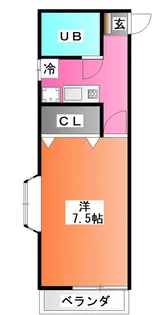 サンハイム【3階】の間取り