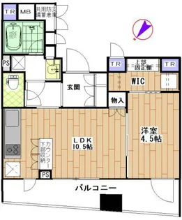ウィルローズ日本橋蛎殻町【2階】の間取り