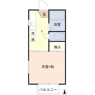 芝グリーンハイツA【2階】の間取り