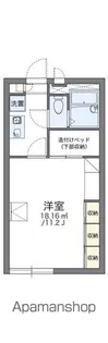 レオパレスウイロウ【1階】の間取り