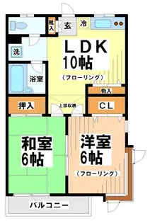 グランデ浜田山【2階】の間取り