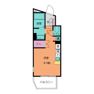 サン・エターナル亀城【2階】の間取り