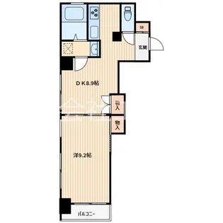 ナチュレ川口【4階】の間取り