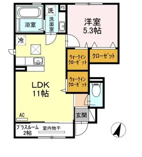 アリエッタ オール電化【1階】の間取り