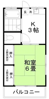 長谷川コーポ【2階】の間取り
