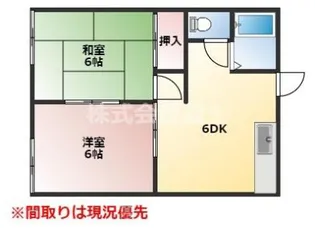 ヒルサイド杉山の間取り