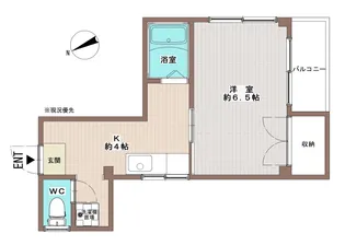 コーポハマヤ【2階】の間取り