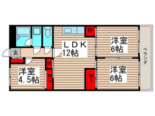 サンシティ西船【2階】の間取り