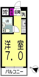 ルーブル江古田【2階】の間取り