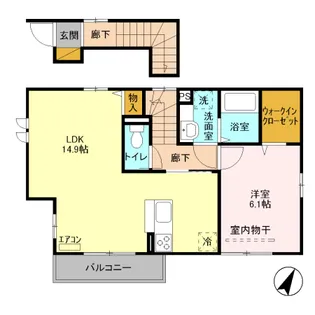 ラウレア【2階】の間取り