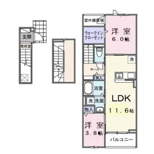フローラル グレイス【3階】の間取り