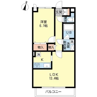 ボン・パラッソ【2階】の間取り