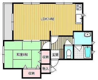 ●コーポYF【2階】の間取り