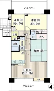 NICE STAGE 湘南鵠沼【6階】の間取り