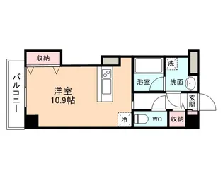サンライズ五福公園【7階】の間取り