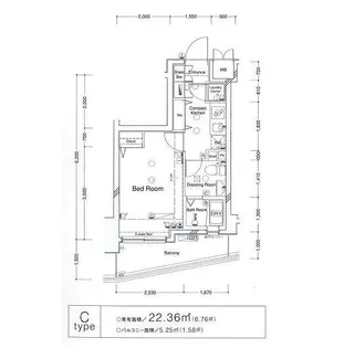 CYNTHIAFourーD三軒茶屋【3階】の間取り