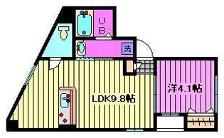 CROSS FOR LEAVES北浦和【4階】の間取り