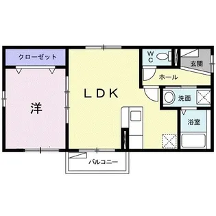 メゾン アルトウム【1階】の間取り
