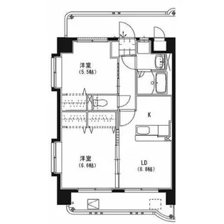 ハーベストアイ【2階】の間取り