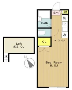 Kビレッジ2【1階】の間取り