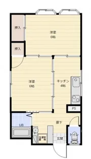 Hottie【4階】の間取り