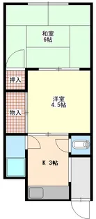 大道文化【2階】の間取り