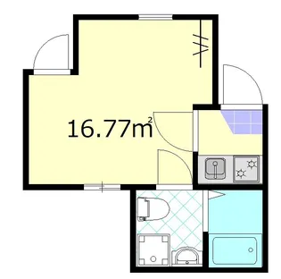 エーハイム栗原【3階】の間取り
