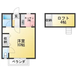 ヴィラグレイス【1階】の間取り