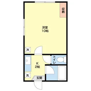 ハイム岩木【1階】の間取り
