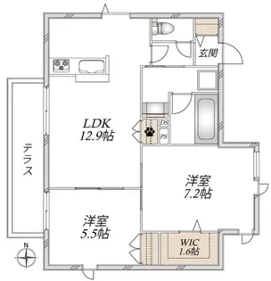 【新築☆旭化成ヘーベルメゾン】ヘーベルメゾン成増【1階】の間取り