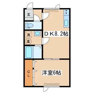 サンローランI【2階】の間取り