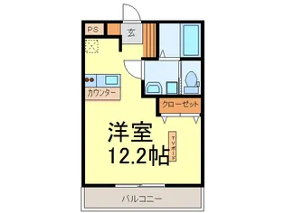 エバー・グリーン【1階】の間取り