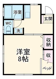 ユニバースヒルTK【1階】の間取り