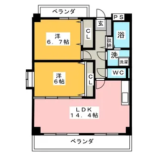 Incant Loto【3階】の間取り