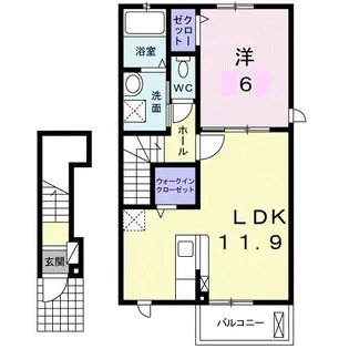 アヴァンギャルド【2階】の間取り