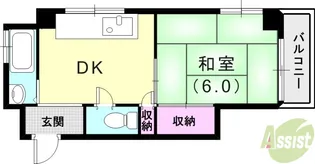 神戸蒟蒻会館【4階】の間取り