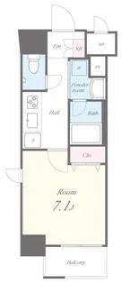 グランレーヴ東尾久【5階】の間取り
