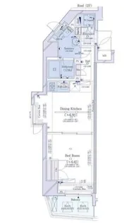 コンシェリア西新宿【6階】の間取り