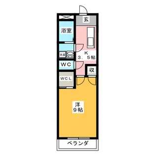 オークヒルズ【4階】の間取り