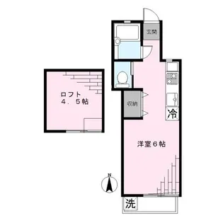 コーポアルスター【2階】の間取り
