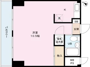 ダイアパレス津田沼【4階】の間取り