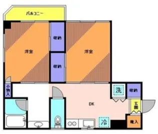 ループ上馬【2階】の間取り