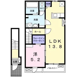 ルシードB【2階】の間取り