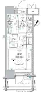 ベルグレード川崎エーゼット【4階】の間取り