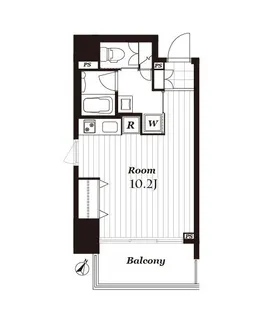 レックス芝浦【9階】の間取り