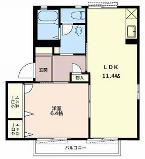 グランメールA【2階】の間取り