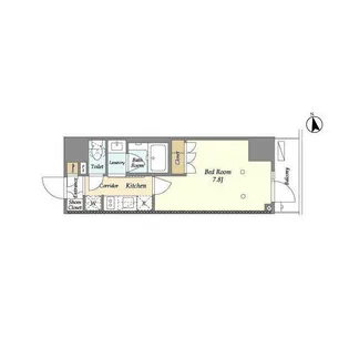 ジオエント浅草雷門【3階】の間取り